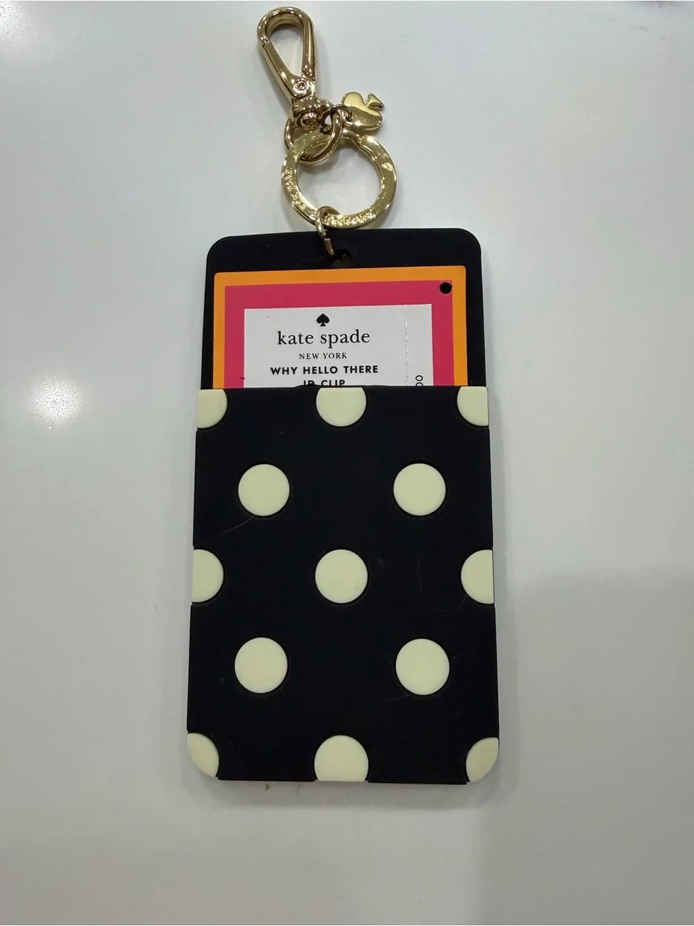 kate spade ID holder Polka Dot